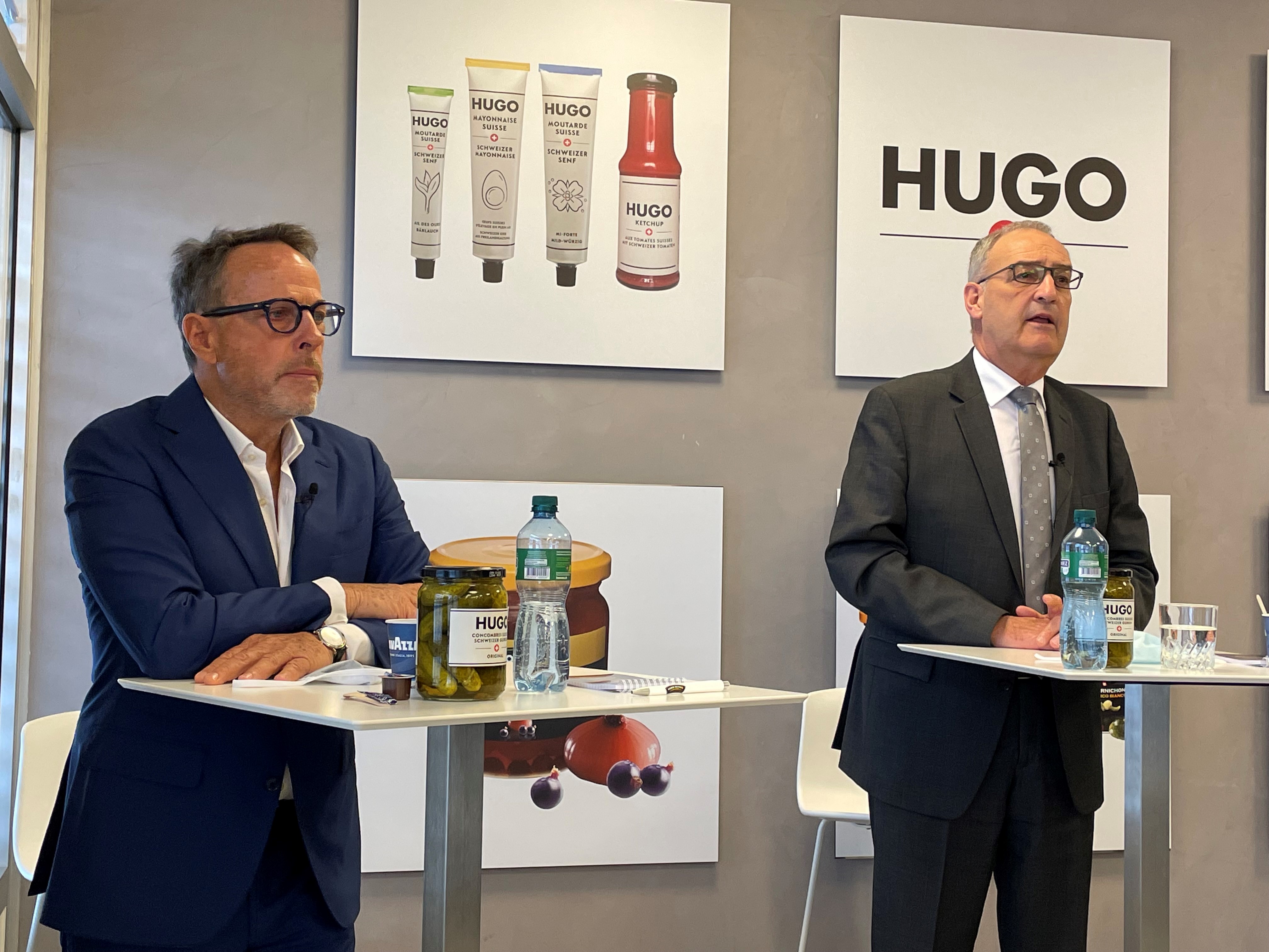 Le président de la Confédération, Guy Parmelin, en visite chez Hugo Reitzel SA, à Aigle